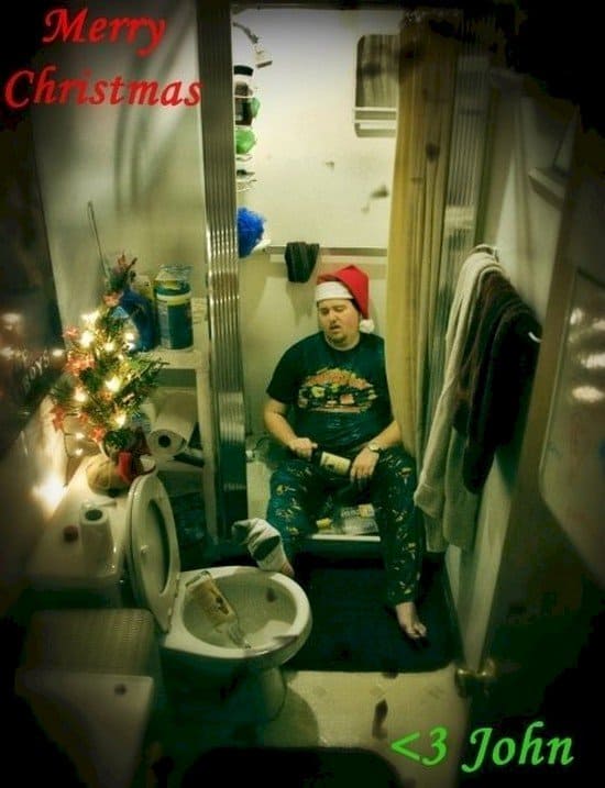 christmas guy bathroom