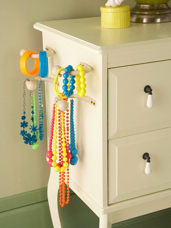 coat hooks dresser jewelry