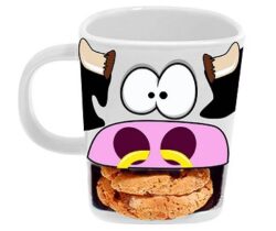 cow biscuit mug