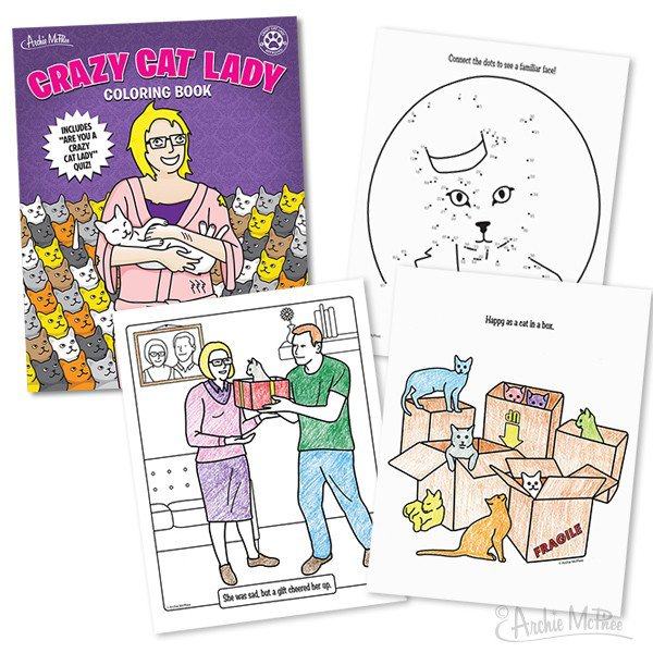 crazy-cat-lady-coloring-pages