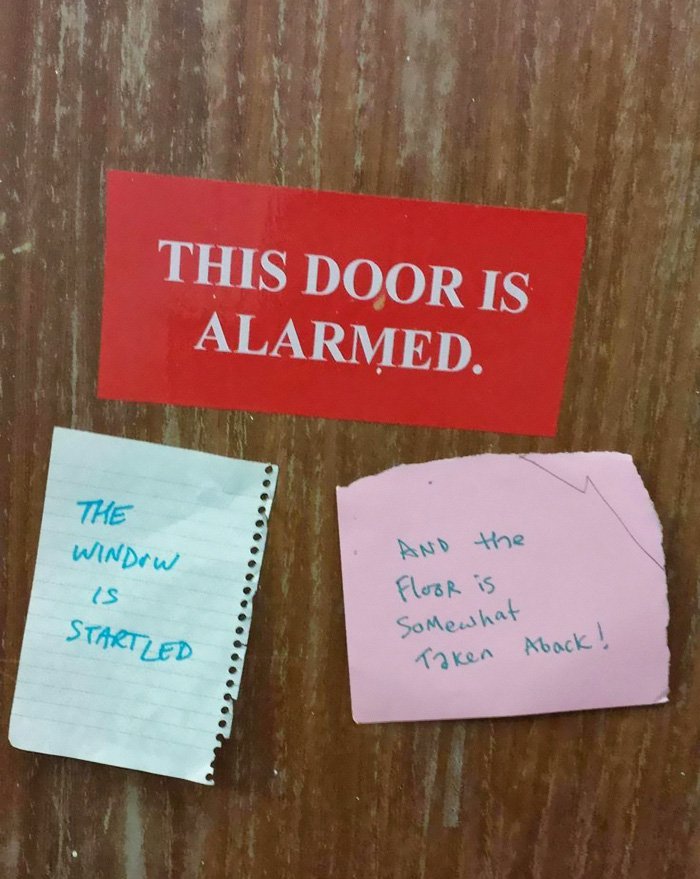 door alarmed