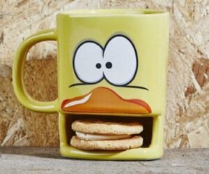 duck biscuit mug