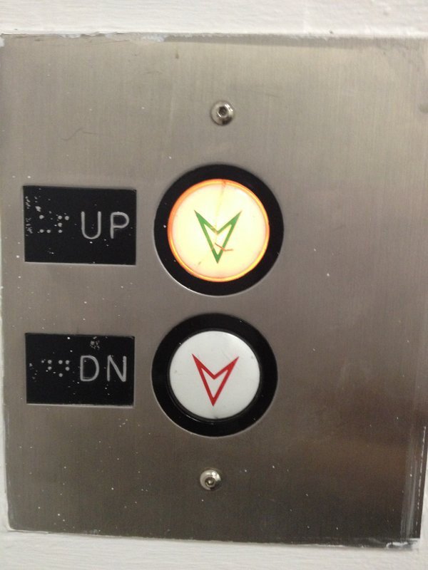 elevator control weird