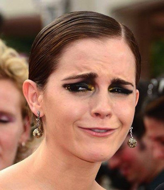 emma watson funny face