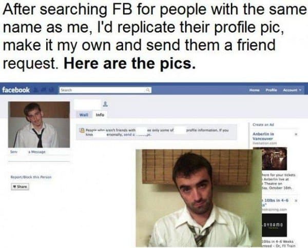 facebook prank
