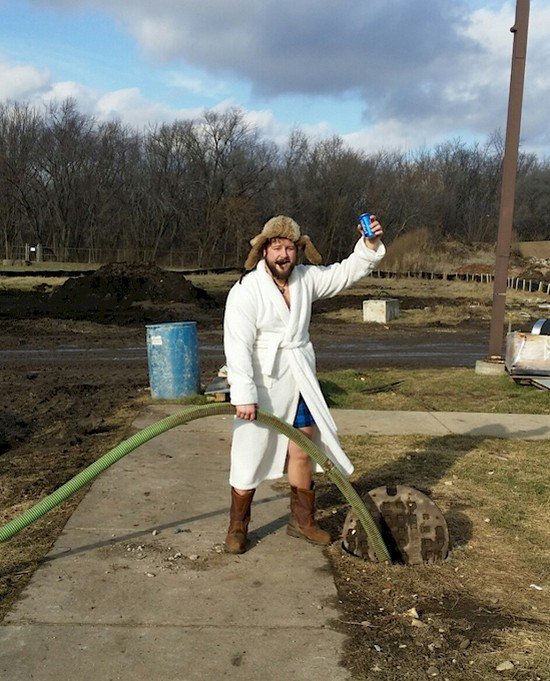 guy beer hose