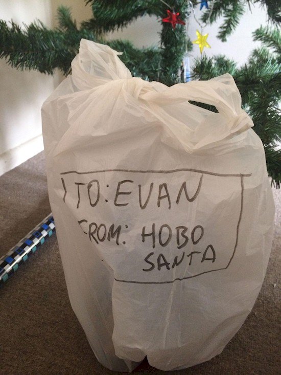 hobo santa gift