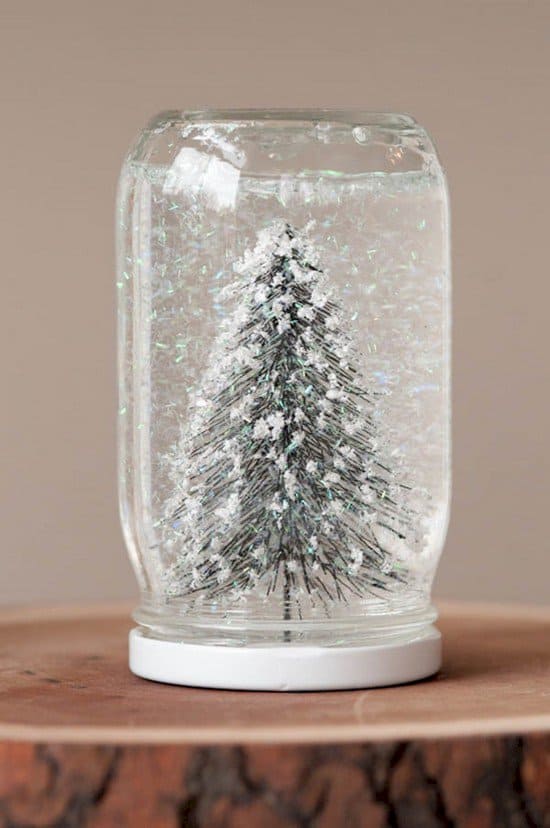 homemade snow globe