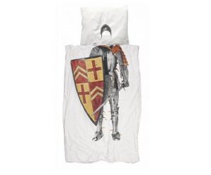 knight bedding set white