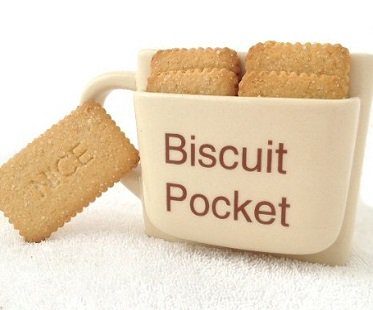 large biscuit pocket mug cookie