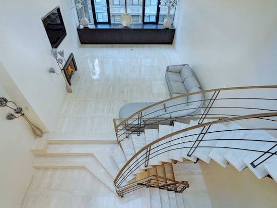 living room stairs