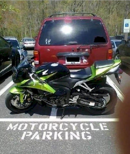 motorcycle parking