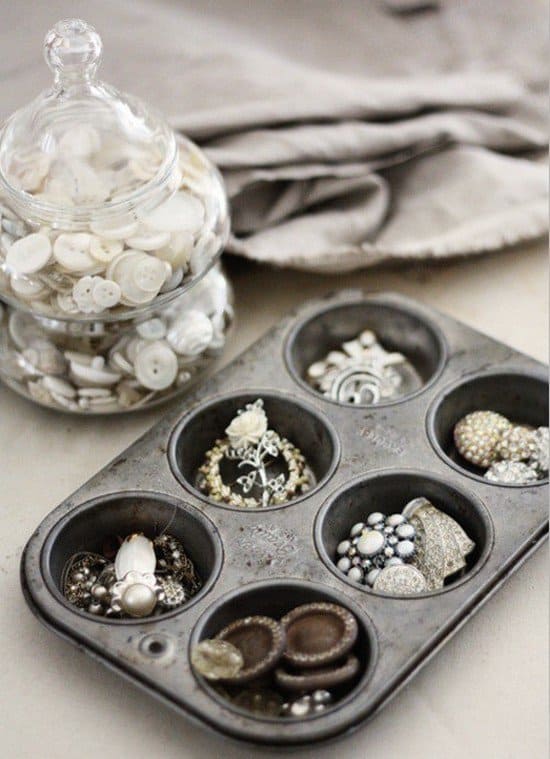 muffin tin jewelry