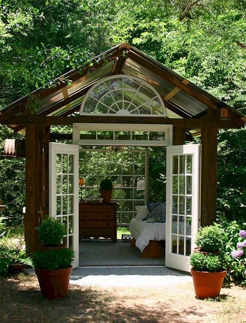 outdoors indoors shed