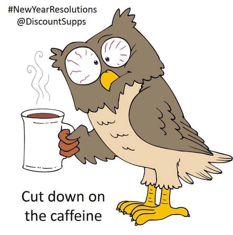 owl cut down on caffeine
