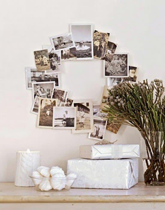 photo wreath