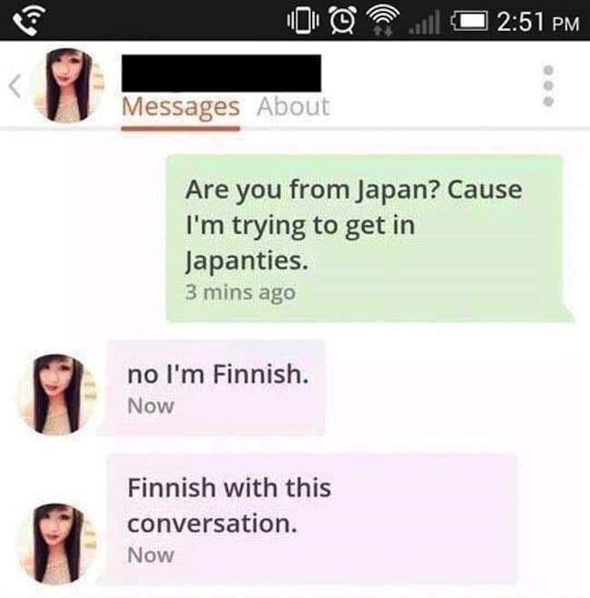 are you from japan cause im trying to get in japanties