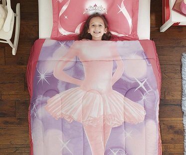 pink ballerina bedding set