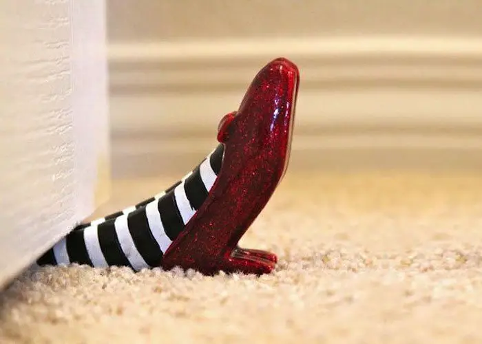 ruby slippers doorstop