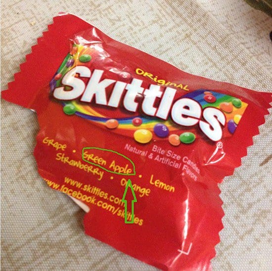 skittles packet