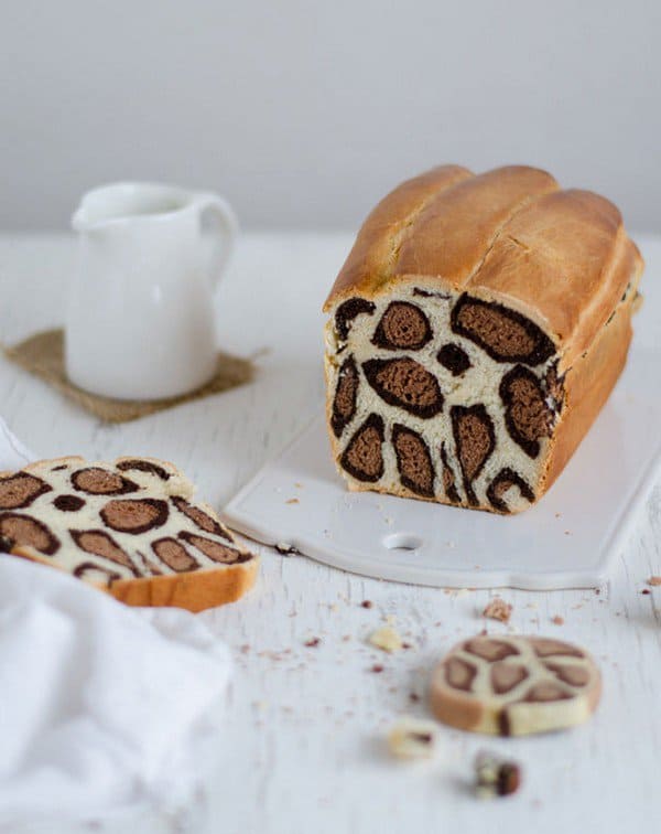 sliced leopard loaf