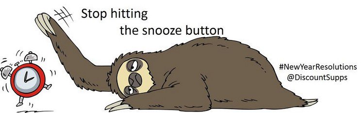 sloth snooze button
