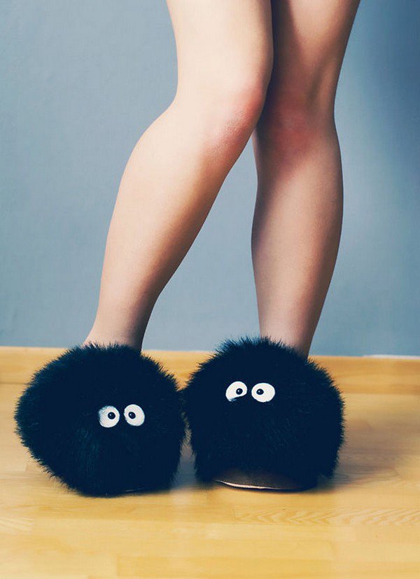 soot sprite slippers
