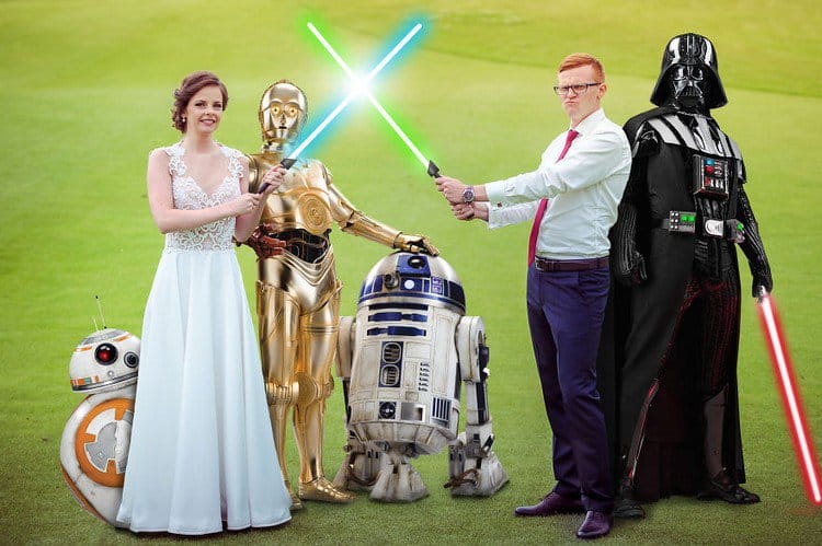 star wars wedding characters
