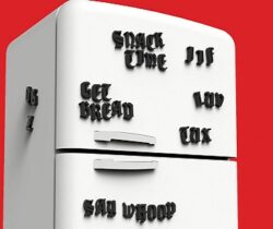 tattoo font fridge magnets