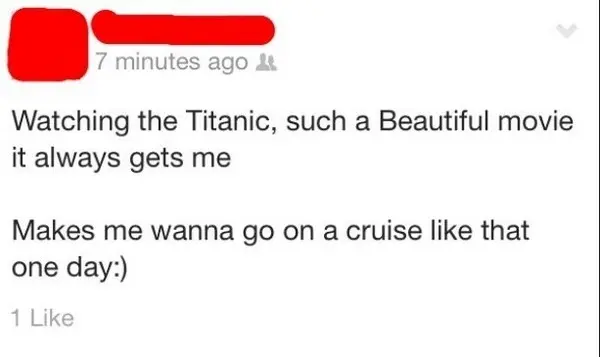 titanic cruise fail