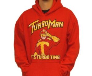 turbo man hoodie