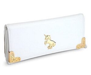 unicorn wallet white