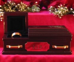 wedding ring coffin