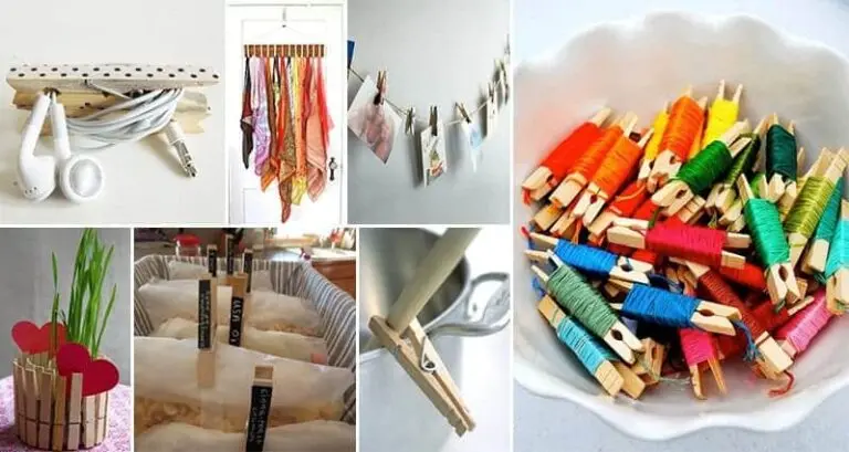 Alternative Uses Wooden Clothing Pegs