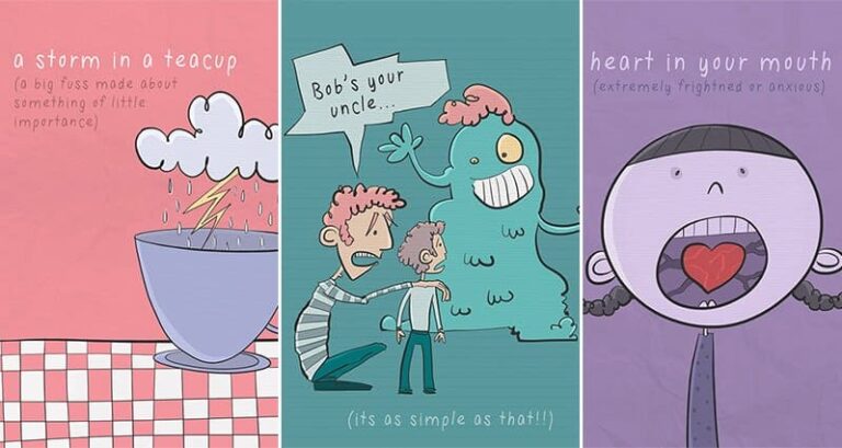 English Idioms Explained Illustrations