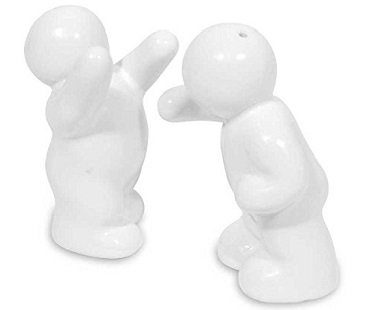 Fighting Salt And Pepper Shakers