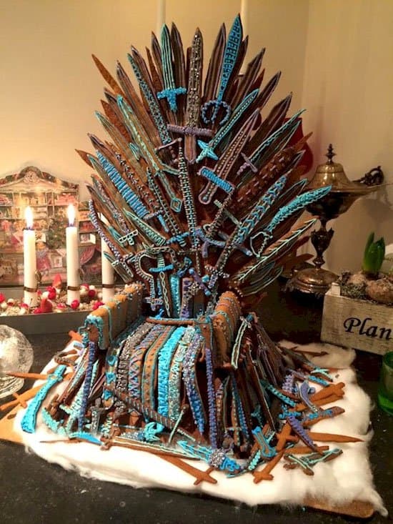 Gingerbread Iron Throne