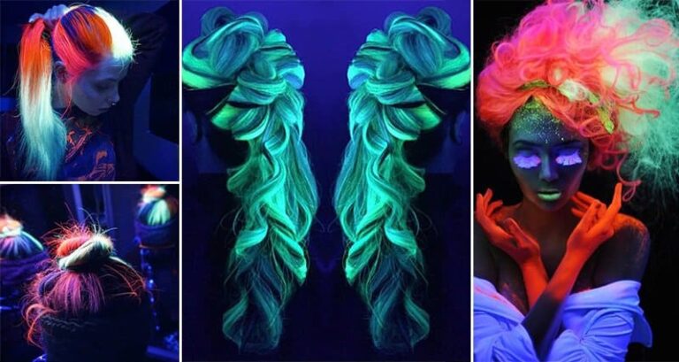 This Awesome New Hair Dye Means Your Rainbow Hair Will Glow In The Dark Glow In The Dark Rainbow Hair Dye