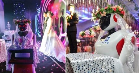 Hao Yue Robot Maid Of Honor Wedding