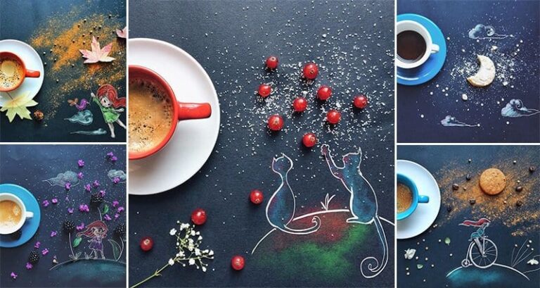 Illustrations With Food