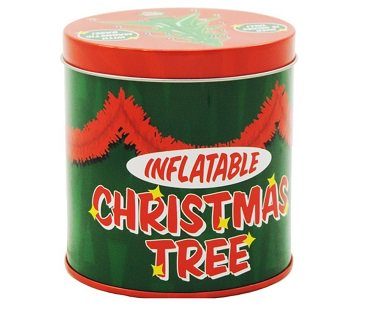 Inflatable Christmas Tree tin