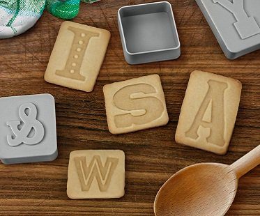 Letter Cookie Stamps And Cutters