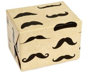 Mustache Gift Wrap Paper