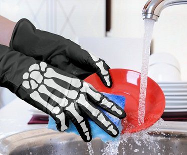 Skeleton Kitchen Gloves
