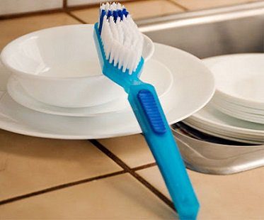 Toothbrush Dish Scrubber brush