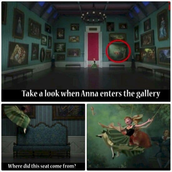 anna entering gallery mistake