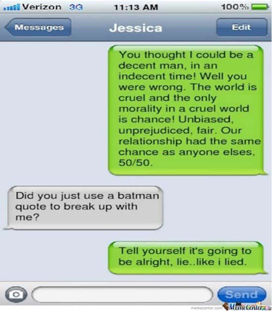batman quote text