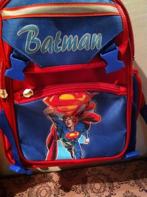 batman superman bag