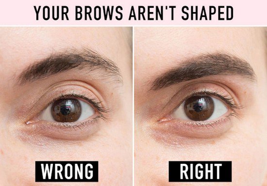 brows shaped