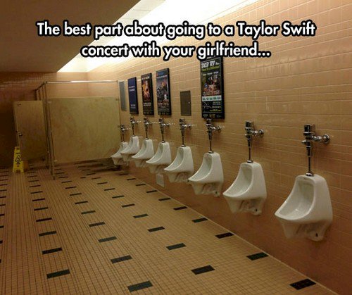 concert urinals